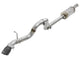 aFe MACH Force-Xp Axle-Back Hi-Tuck Exhaust System w/Black Tip 18-19 Jeep Wrangler (JL) V6 3.6L - Mammoth Racing -