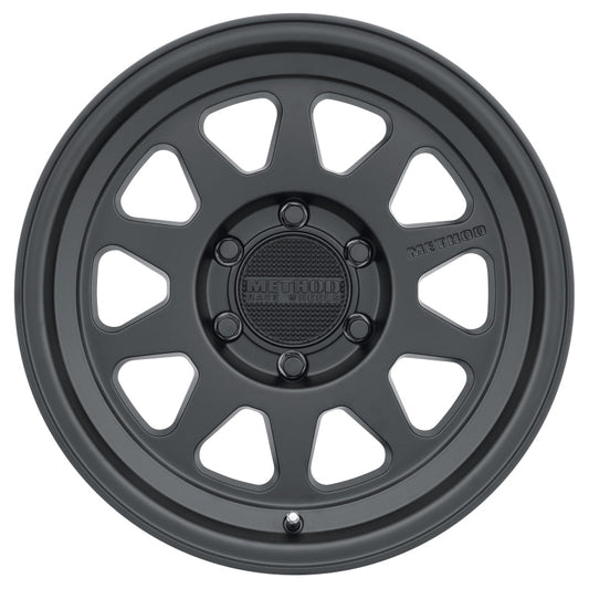 Method Mr316 17x8.5 0mm Offset 6x120 67mm CB Matte Black Wheel - Mammoth Racing -