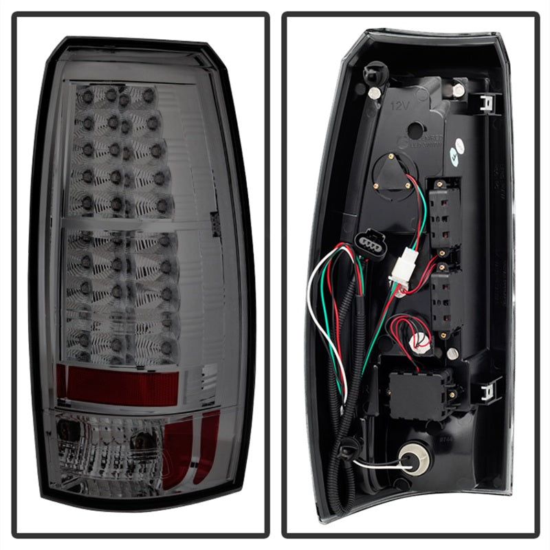 Spyder Chevy Avalanche 07-13 LED Tail Lights Smoke ALT-YD-CAV07-LED-SM - Mammoth Racing -