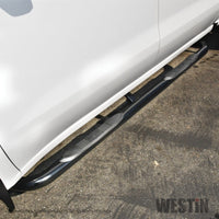 Westin 2019 Chevrolet Silverado/Sierra 1500 Crew Cab E-Series 3 Nerf Step Bars - Black - Mammoth Racing -