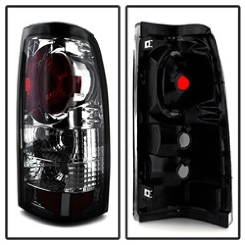 Spyder Chevy Silverado 1500/2500 99-02 (Not Stepside) Euro Style Tail Lights Smke ALT-YD-CS99-SM - Mammoth Racing -