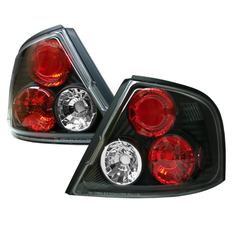 Spyder Nissan Altima 98-01 Euro Style Tail Lights Black ALT-YD-NA98-BK - Mammoth Racing -