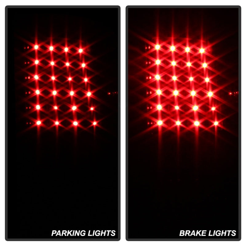 Xtune Toyota Tundra 07-13 LED Tail Lights Black ALT-ON-TTU07-LED-BK - Mammoth Racing -