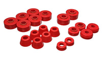 Energy Suspension Fd Bronco Body Mount Set - Red - Mammoth Racing -