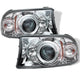 Spyder Dodge Dakota 97-04/Durango 98-03 1PC Projector Headlights LED Halo LED Chrm PRO-YD-DDAK97-C - Mammoth Racing -