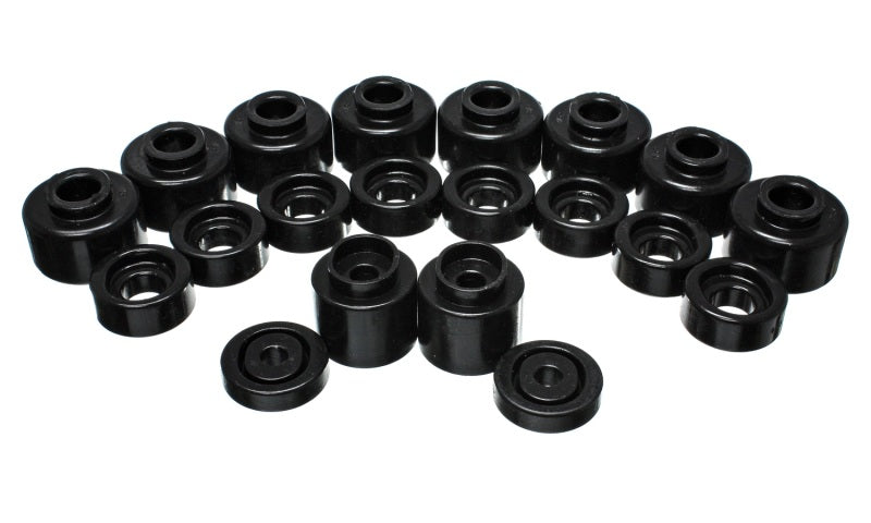 Energy Suspension Body Mount Set - Black - Mammoth Racing -