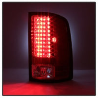 Spyder GMC Sierra 07-13 (Not 3500 Dually 4 Rear Wheels)LED Tail Lights Red Clear ALT-YD-GS07-LED-RC - Mammoth Racing -
