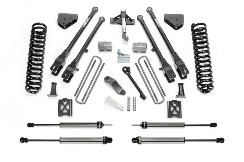 Fabtech 05-07 Ford F250 4WD w/Factory Overload 6in 4Link Sys w/Coils & Dlss Sh Ks - Mammoth Racing -