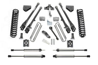 Fabtech 05-07 Ford F250 4WD w/o Factory Overload 6in 4Link Sys w/Coils & Dlss Sh Ks - Mammoth Racing -