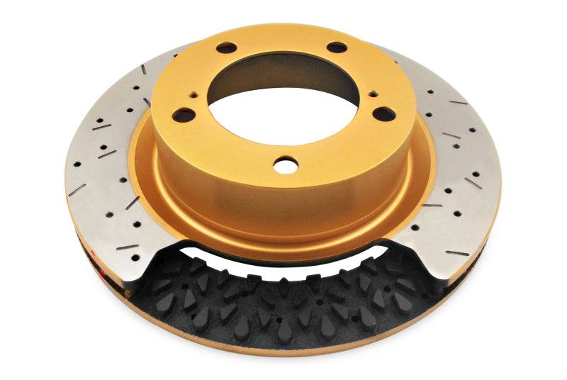 DBA 14-19 Chevrolet Corvette (C7) Z51 Front Crossdrilled 4000 XS Series Rotor w/Black Hat - Mammoth Racing -