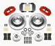 Wilwood Narrow Superlite 6R Front Hub & 1PC Rtr Kit 12.88in-Red Magnum Force Drop Spindle - Mammoth Racing -