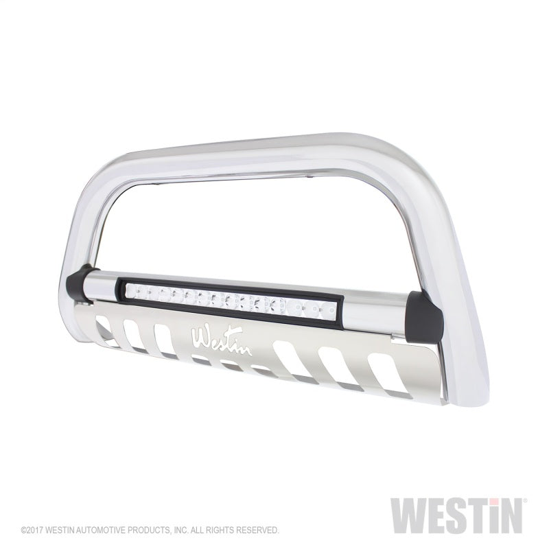 Westin 2016-2018 Toyota Tacoma Ultimate LED Bull Bar - Chrome - Mammoth Racing -