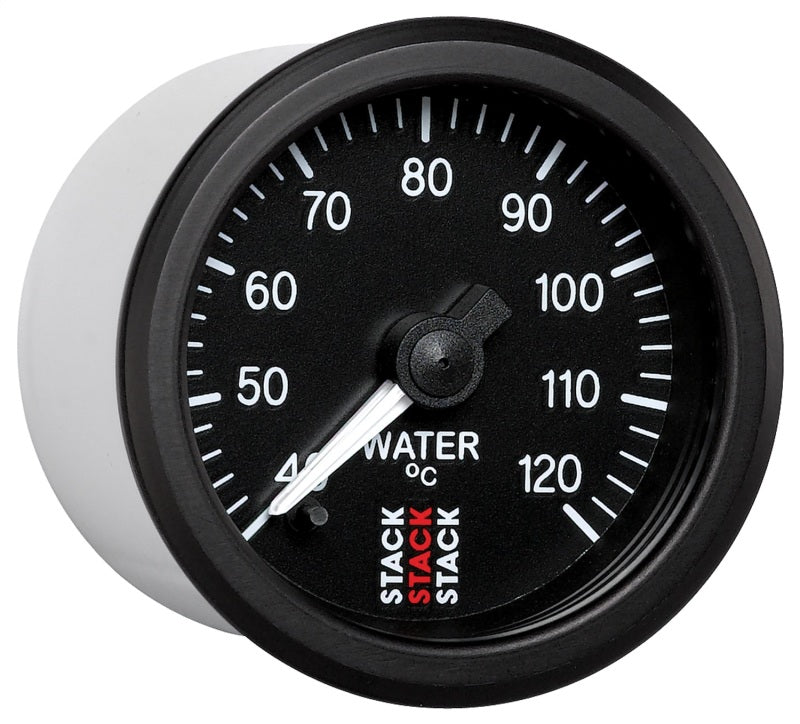 Autometer Stack 52mm 40-120 Deg C 1/8in Nptf Male Pro Stepper Motor Water Temp Gauge - Black - My Store
