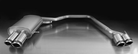 Remus 2010 BMW 5 Series F10 Sedan / F11 Touring Sport Axle Back Exhaust w/Carbon Ring Tail Pipes - Mammoth Racing -