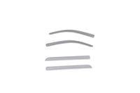 AVS 15-18 Chevy Silverado 1500 Crew Cab Low Profile Color Match Ventvisors 4pc - Silver Ice Metallic - Mammoth Racing -
