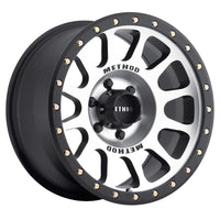 Method Mr305 NV 18x9 0mm Offset 6x5.5 108mm CB Machined/Black Street Loc Wheel - Mammoth Racing -