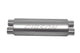 Gibson SFT Superflow Dual/Dual Round Muffler - 8x24in/3in Inlet/2.5in Outlet - Stainless - Mammoth Racing -