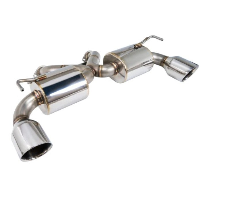 Remark Nissan 370Z V2 Y-Back Axle Back Exhaust w/Stainless Steel Double Wall Tip + Center Pipe - My Store