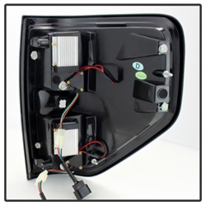 Spyder Ford F150 09-14 LED Tail Lights Black Smoke ALT-YD-FF15009-LED-BSM - Mammoth Racing -