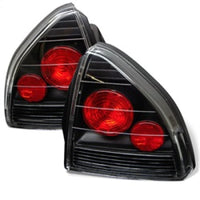 Spyder Honda Prelude 92-96 Euro Style Tail Lights Black ALT-YD-HP92-BK - Mammoth Racing -