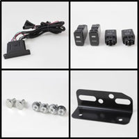 Spyder Toyota FJ Cruiser 07-14 Fog Lights With LED Daytime Running Lights w/swch Blk FL-DRL-TFJ07-BK - Mammoth Racing -