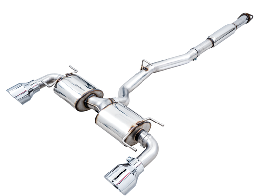 AWE Subaru BRZ/ Toyota GR86/ Toyota 86 Touring Edition Cat-Back Exhaust- Chrome Silver Tips - Mammoth Racing -