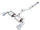 AWE Subaru BRZ/ Toyota GR86/ Toyota 86 Touring Edition Cat-Back Exhaust- Chrome Silver Tips - Mammoth Racing -