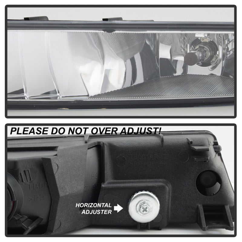 Spyder Acura TL 02-03 OEM Fog Lights wo/Switch Clear FL-ATL02-C - Mammoth Racing -
