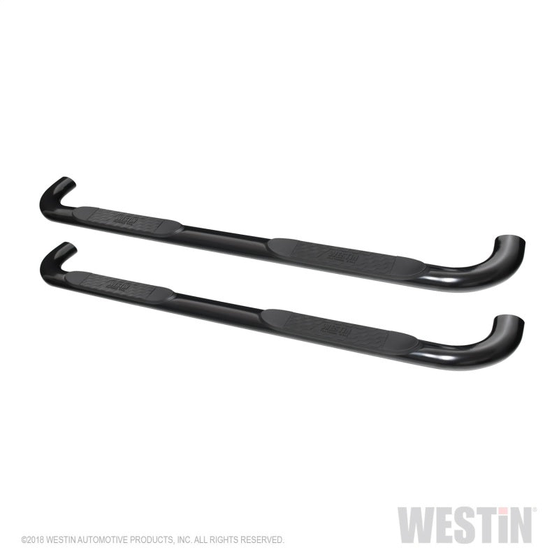 Westin 2019 Chevrolet Silverado/Sierra 1500 Crew Cab Platinum 4 Oval Nerf Step Bars - Black - Mammoth Racing -