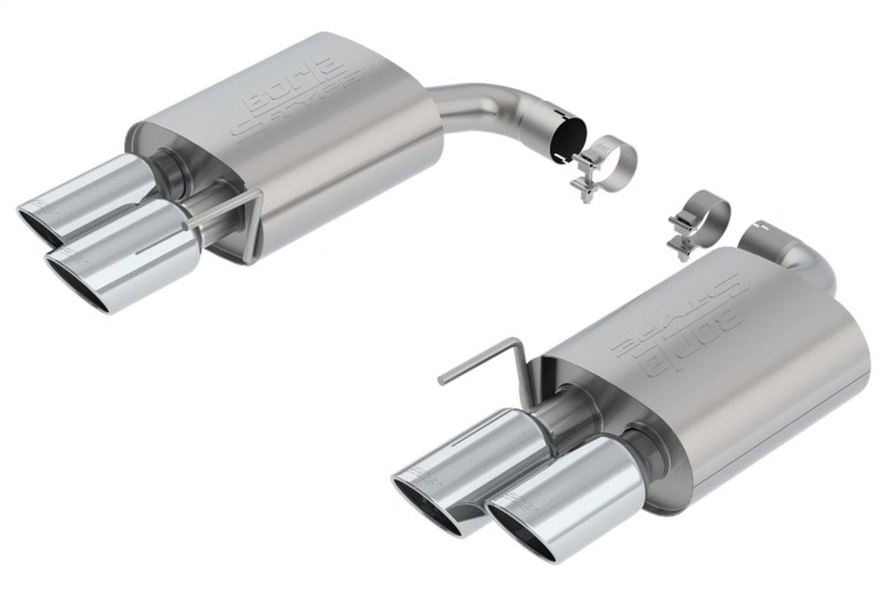 Borla 2018 Ford Mustang GT 5.0L AT/MT 2.5in S-Type Exhaust w/ Valves (Rear Section Only) - Mammoth Racing -