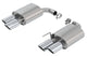 Borla 2018 Ford Mustang GT 5.0L AT/MT 2.5in S-Type Exhaust w/ Valves (Rear Section Only) - Mammoth Racing -