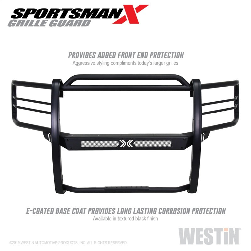 Westin 15-20 Ford F150 Sportsman X Grille Guard - Textured Black - Mammoth Racing -