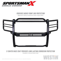 Westin 15-20 Ford F150 Sportsman X Grille Guard - Textured Black - Mammoth Racing -