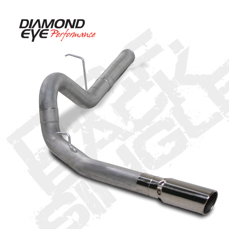 Diamond Eye KIT 4in DPF-BACK SGL AL: 11-12 CHEVY 6.6L 2500/350 - Mammoth Racing -