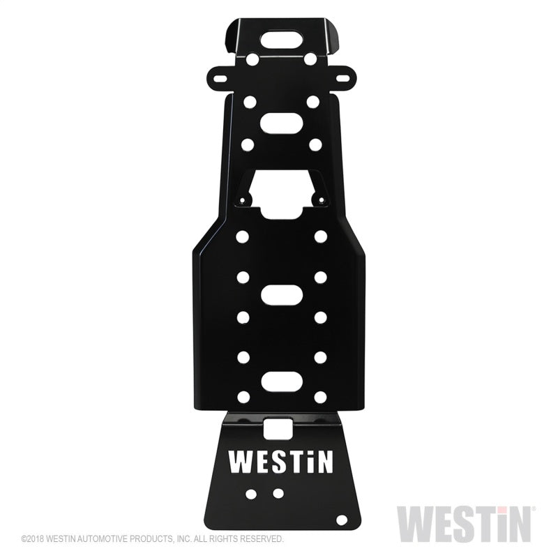 Westin/Snyper 07-11 Jeep Wrangler Transmission Pan Skid Plate - Textured Black - Mammoth Racing -
