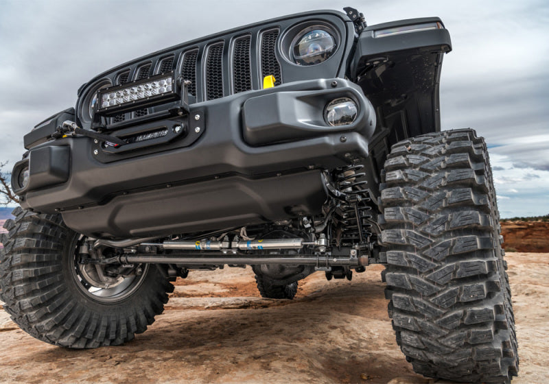 Superlift 18-20 Jeep Wrangler JL/2020 Jeep Gladiator JT 4WD - Dual Steering Stabilizer Kit Bilstein - Mammoth Racing -