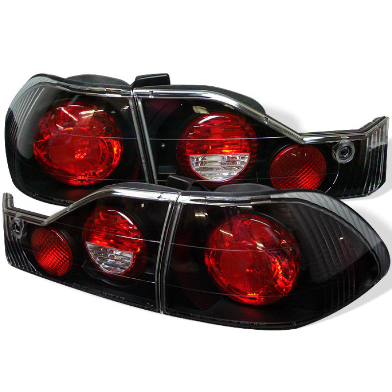 Spyder Honda Accord 98-00 4Dr Euro Style Tail Lights Black ALT-YD-HA98-BK - Mammoth Racing -
