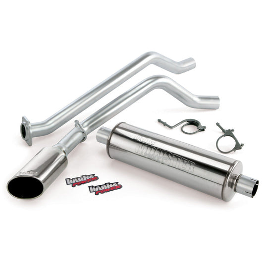 Banks Power 99-06 Chev 4.3-5.3L 1500-SCSB Monster Exhaust System - SS Single Exhaust w/ Chrome Tip - Mammoth Racing -
