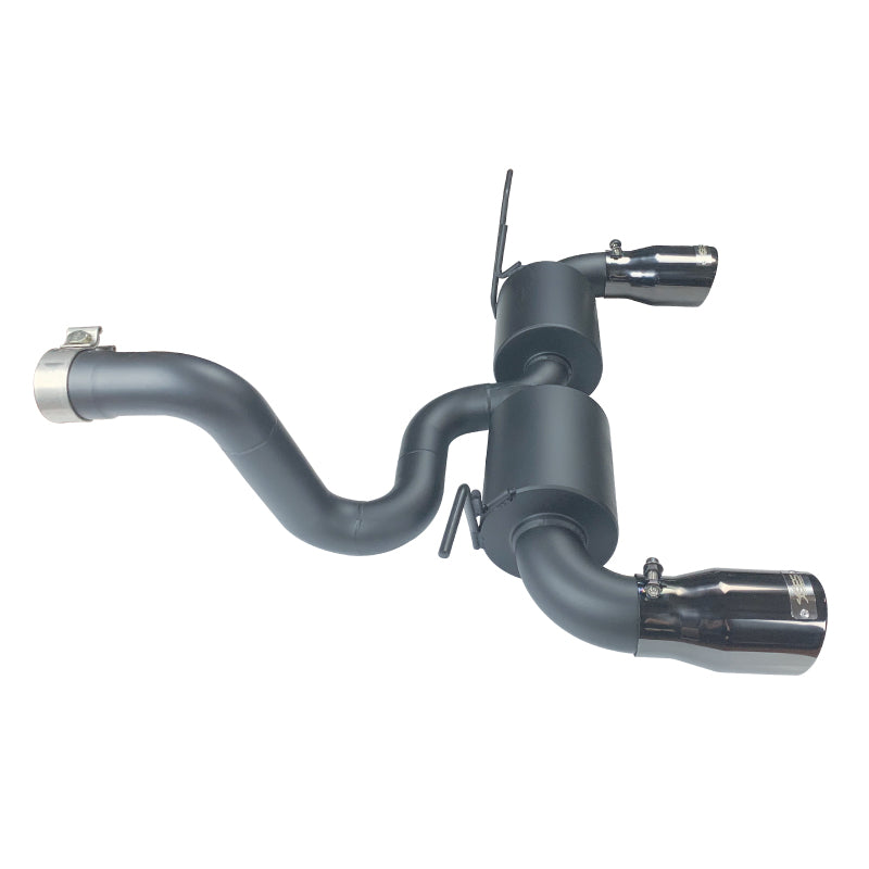 Injen 18-20 Jeep Wrangler JL L4-2.0L Turbo / V6-3.6L SS Axle-back Exhaust - Black - Mammoth Racing -