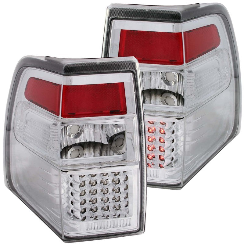 ANZO 2007-2014 Ford Expedition LED Taillights Chrome - Mammoth Racing -