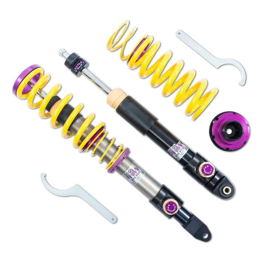 KW Coilover Kit V4 2017+ Mercedes C-Class (W205) AMG C63/C63 S Coupe w/ Electronic Dampening - Mammoth Racing -