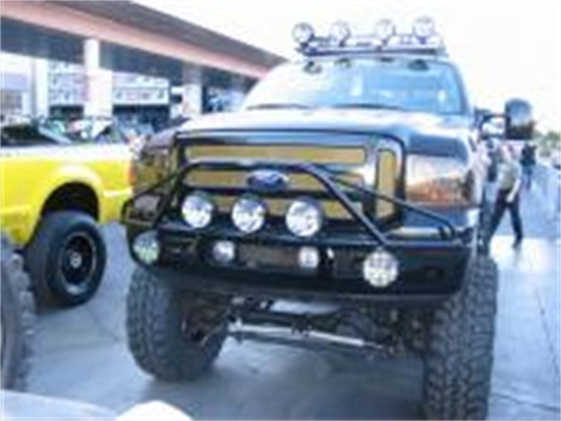 N-Fab Pre-Runner Light Bar 99-07 Ford F250/F350 Super Duty/Excursion - Tex. Black - Mammoth Racing -