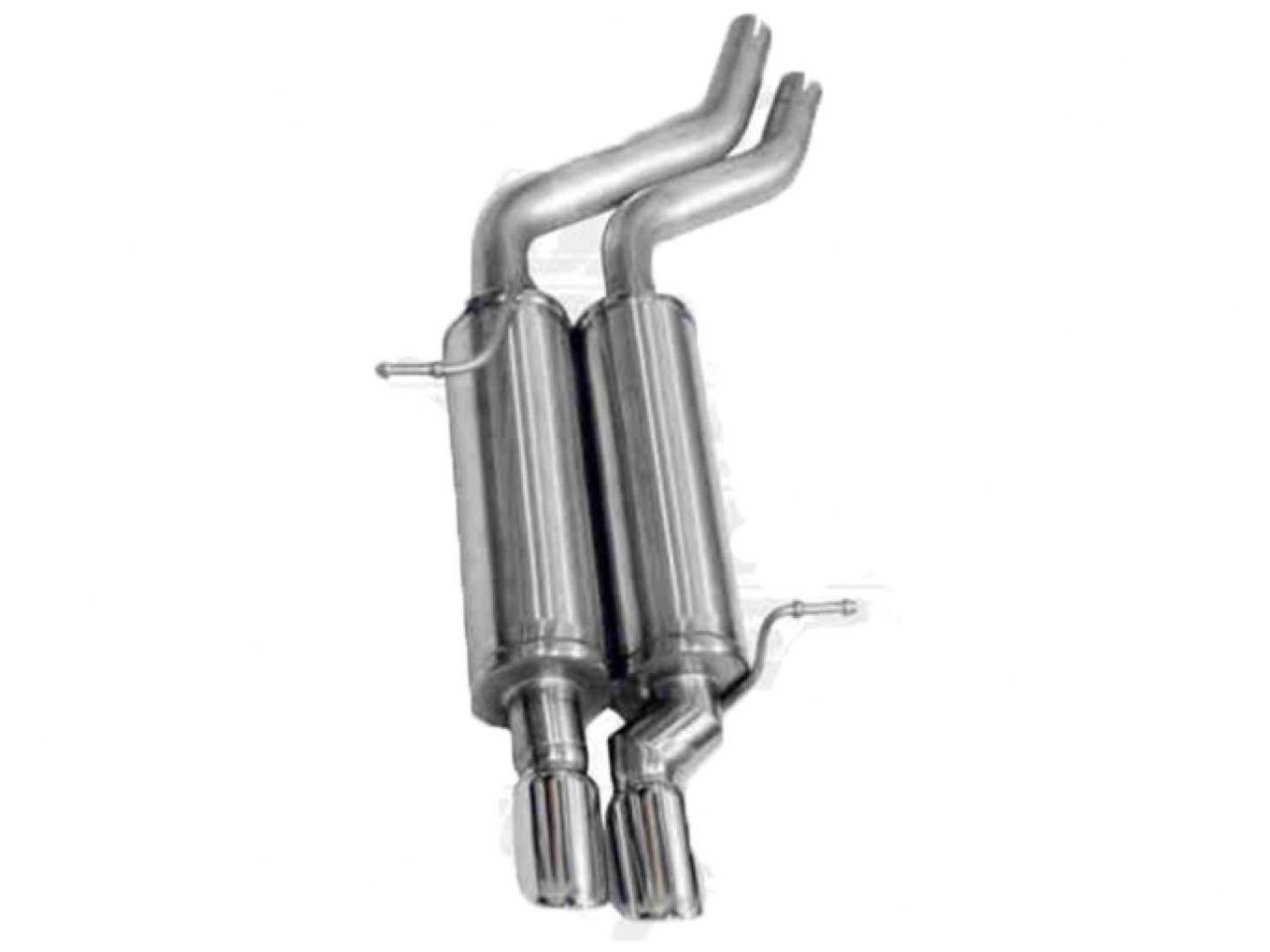 Corsa 01-06 BMW 325i/ci Convertible E46 Polished Sport Axle-Back Exhaust - Mammoth Racing -