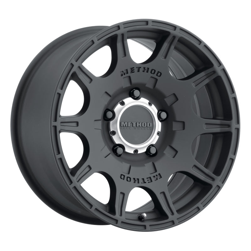 Method Mr308 Roost 17x8.5 0mm Offset 5x5 71.5mm CB Matte Black Wheel - Mammoth Racing -