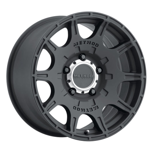 Method Mr308 Roost 17x8.5 0mm Offset 5x5 71.5mm CB Matte Black Wheel - Mammoth Racing -