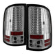Spyder GMC Sierra 07-13 (Not fit 3500 Dually 4 Rear Wheels)LED Tail Lights Chrome ALT-YD-GS07-LED-C - Mammoth Racing -