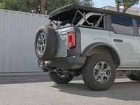 aFe Vulcan 3in 304 SS Axle-Back Exhaust 2021 Ford Bronco L4-2.3L (t)/V6-2.7L (tt) w/ Black Tips - Mammoth Racing -