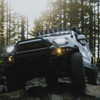 KC HiLiTES Flex ERA 3 Dual Mode SAE Fog Lights - 2-Light Master Kit for Toyota Aftermarket Bumper - Mammoth Racing -