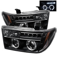 Spyder Toyota Tundra 07-133 Projector Headlights LED Halo LED Blk PRO-YD-TTU07-HL-BK - Mammoth Racing -