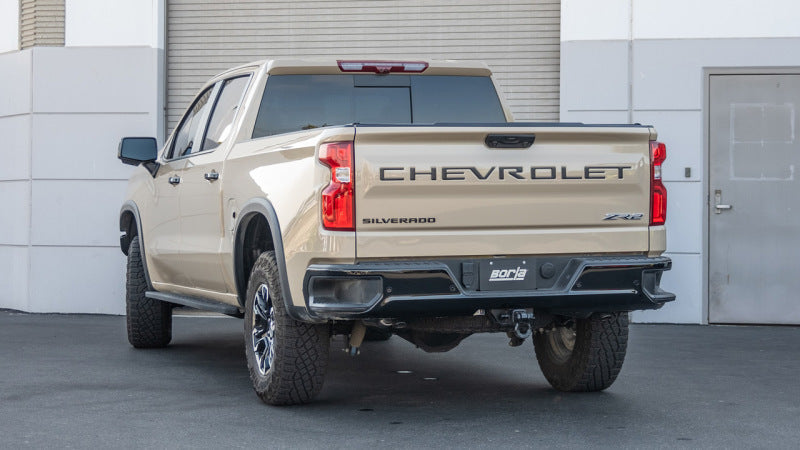 Borla 22-23 Chevrolet Silverado 1500 ZR2 & AT4X 6.2L CC SB 147.5in WB ATAK Cat-Back - Mammoth Racing -